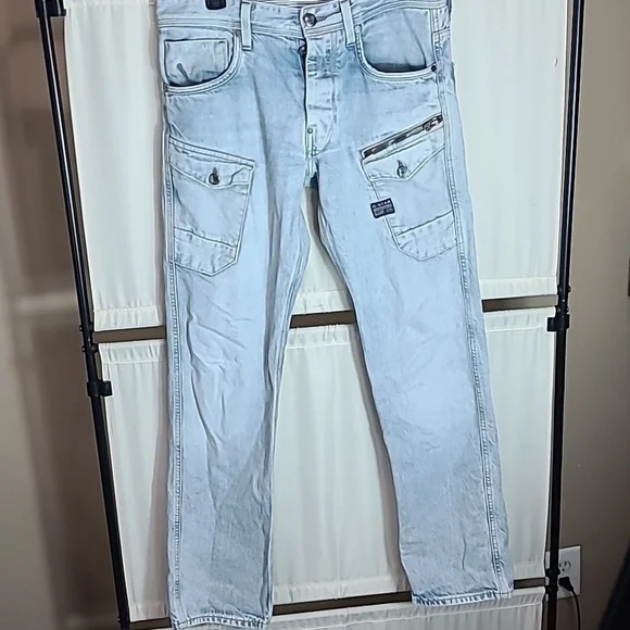 G-Star RAW - NAVY ATTACC STRAIGHT 31X32 JEANS - Picture 1 of 9